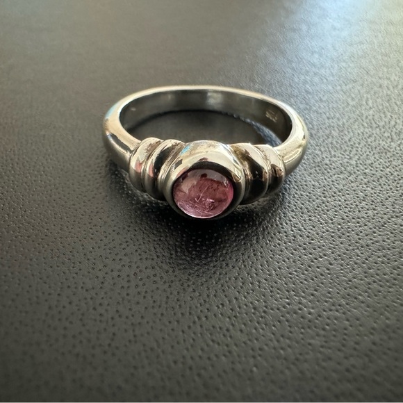 Sterling Silver Pink Tourmaline Ring - Picture 2 of 9